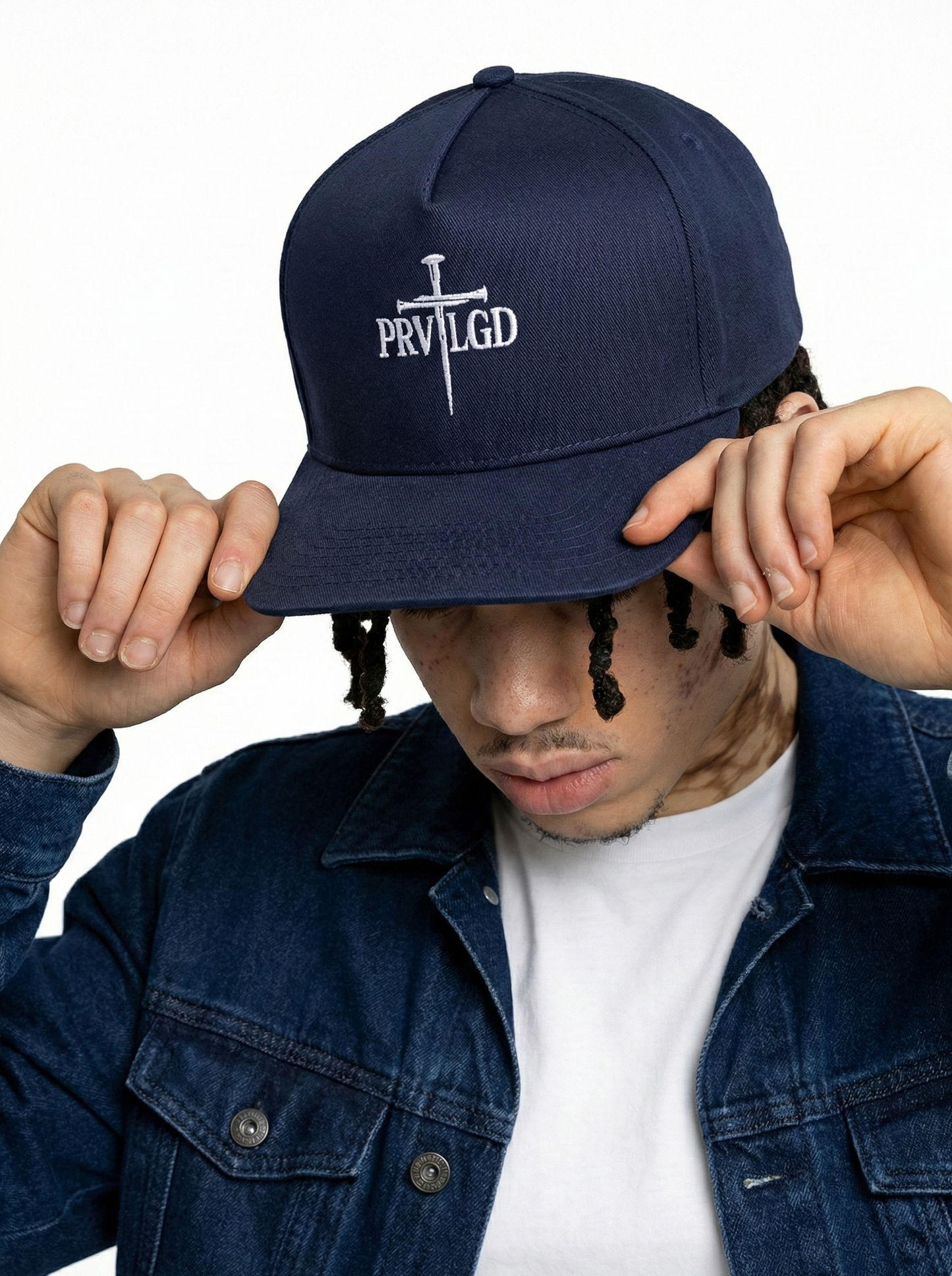 NAVY PRVLGD CAP